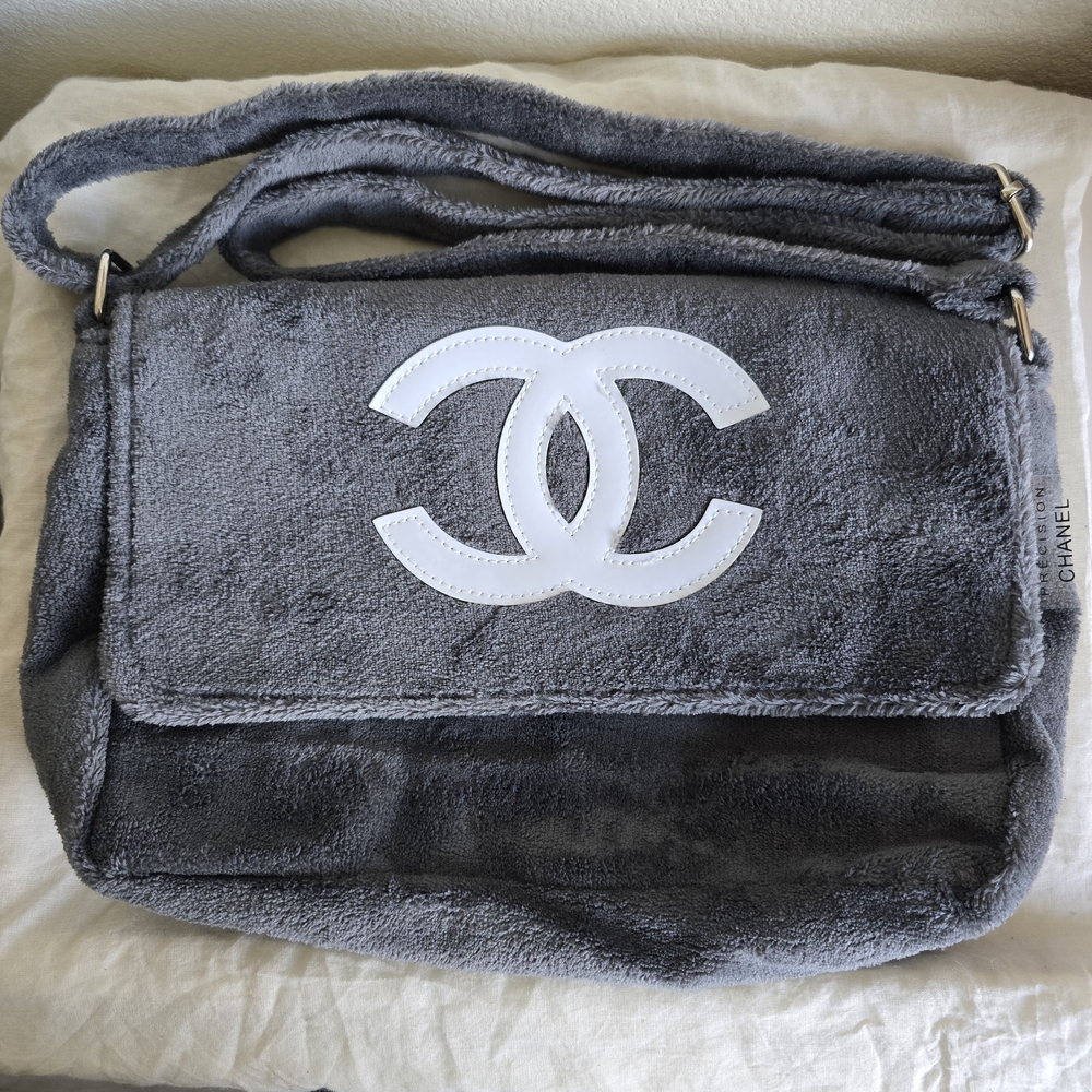 Chanel Gray Shoulder Bag